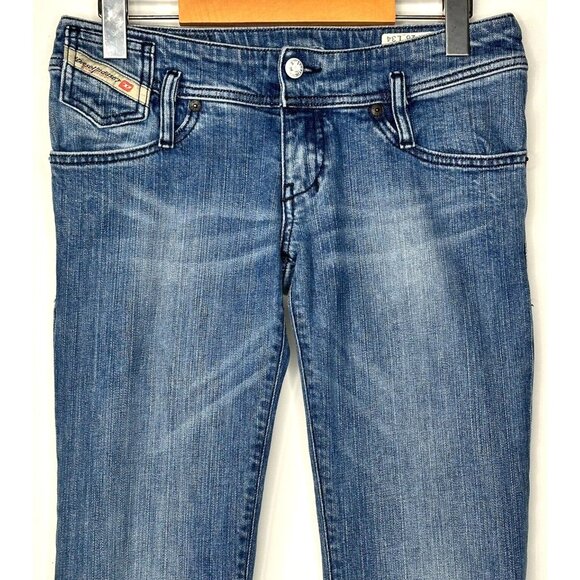 Diesel Womens Jeans Matic Slim Stretch Denim "Altered" Blue Size 30x28 - Picture 3 of 16